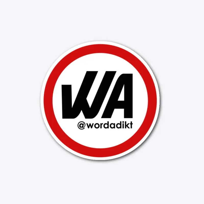 WordAdikt Sticker